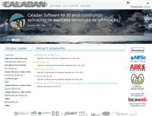 Tablet Screenshot of caladan.com.br